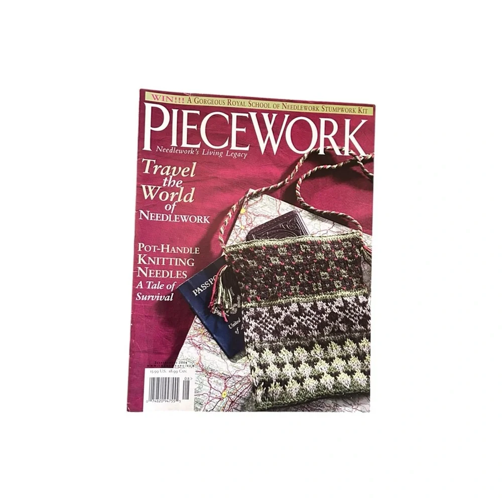 Piecework Magazine Complete Year 2004 Lot of 6 Vintage Knitting Needlework Art